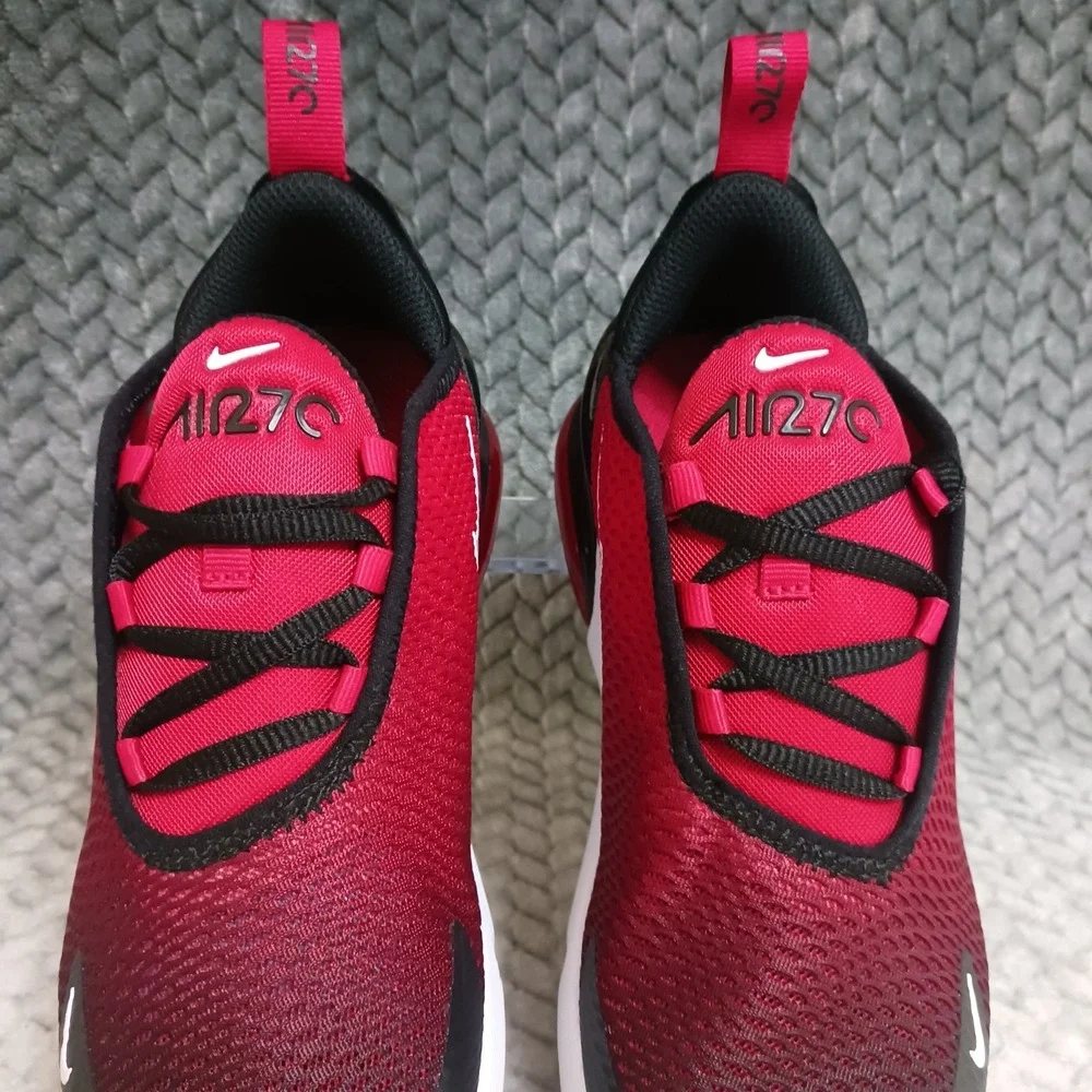 Nike Air Max 270 PS Gym Red Gradient Kid's Walking Running Sneakers Shoes Sz 3Y